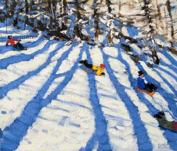 Macara, Andre: Baumschatten, Morzine