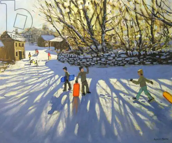 Macara, Andre: Red sledge, Monyash, Derbyshire