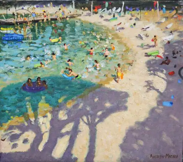 Macara, Andre: Tree shadows, on the beach, near Rovinj 2016 (2016)