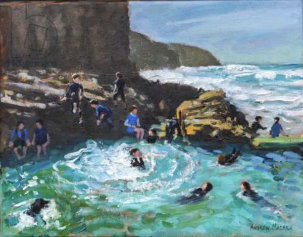 Macara, Andre: Chapel Rock Pool,Perranporth,Cornwall