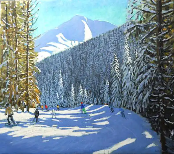 Macara, Andre: Skiing, Beauregard La Clusaz