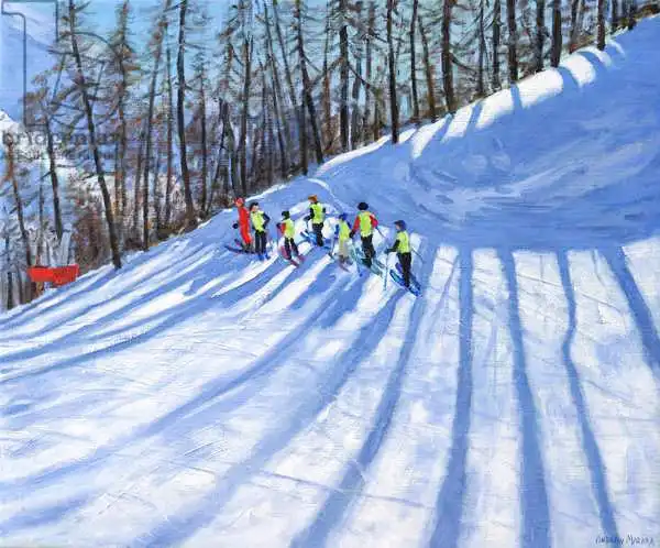 Macara, Andre: Ski lesson,Tignes,France