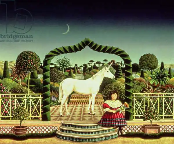 Southcombe, Anthony: Girl with a Unicorn