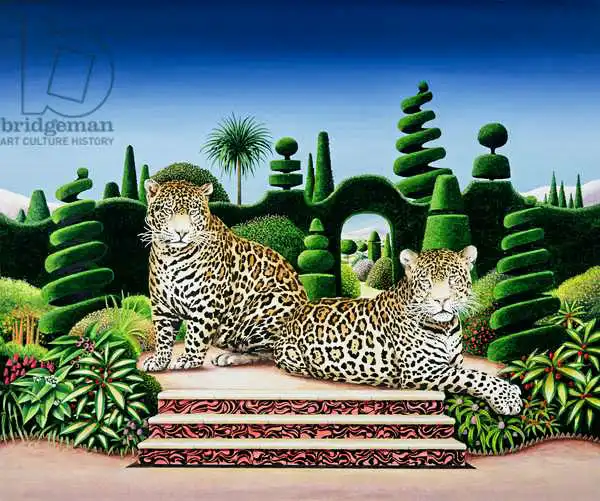 Southcombe, Anthony: Jaguars in a Garden