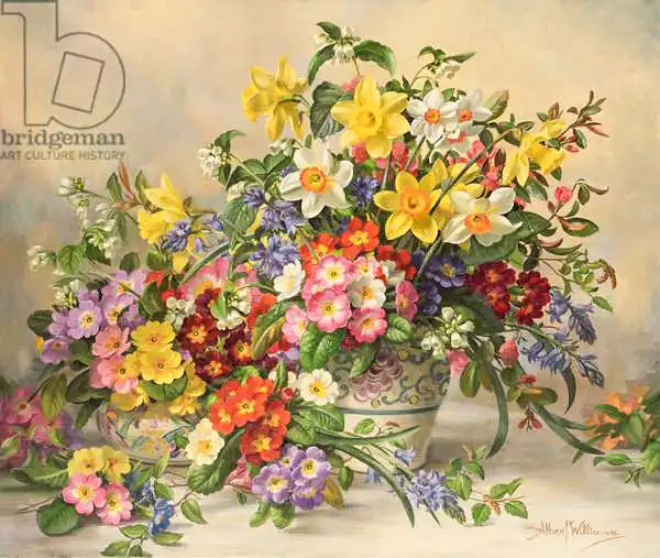 Williams, Albert: AB/296 Spring Flowers and Poole Pottery