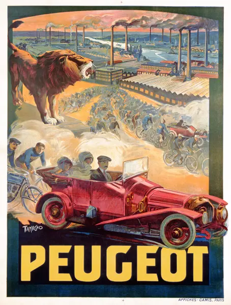 Tamagno, Francisco: Peugeot cars