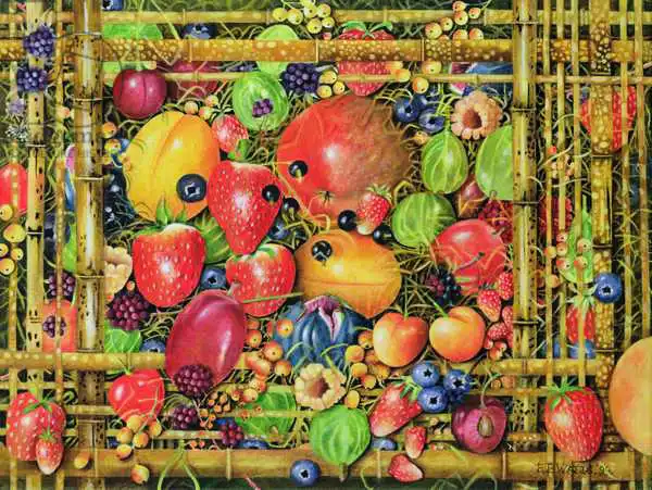 Watts, E.B.: Fruit in Bamboo Box