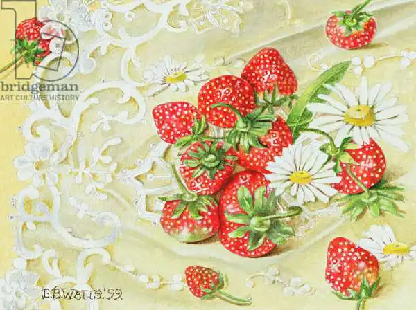 Watts, E.B.: Strawberries on Lace