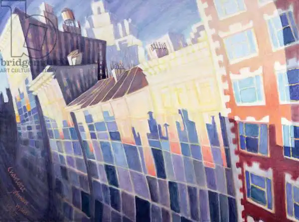 Johnson Wahl, Charlotte: Sunset, Waverly Place, New York City