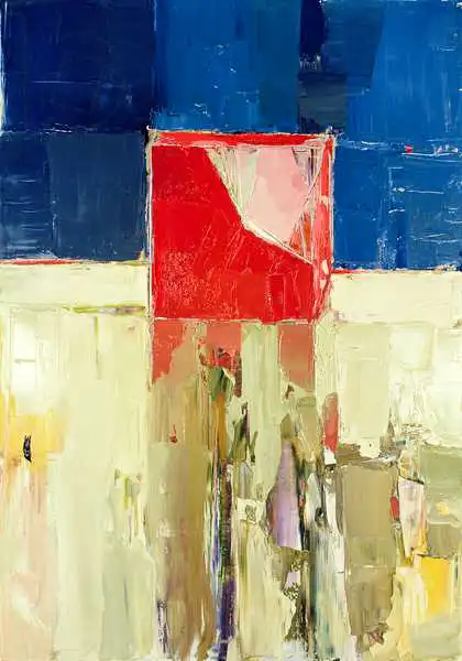 Cacouault, Daniel: Red cube