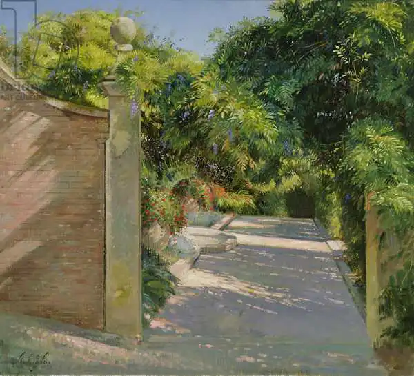 Easton, Timoth: Entrada al Jardín del Reloj Solar de Heligan