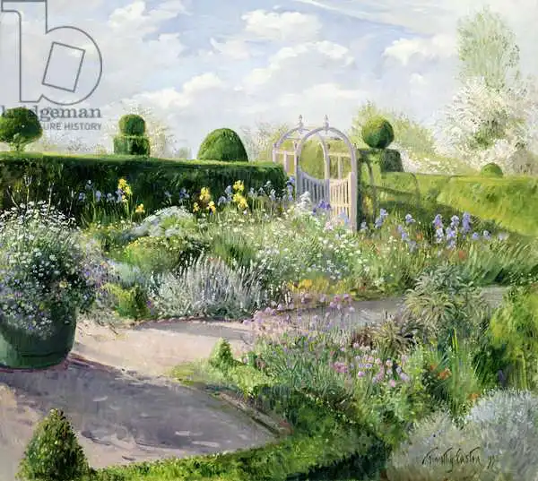 Easton, Timoth: Iris en el jardín de hierbas