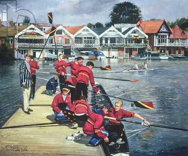 Easton, Timoth: Towards the Boathouses, Henley