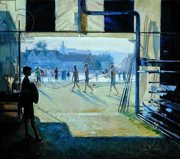 Easton, Timoth: Passing the Boat Tent, Henley