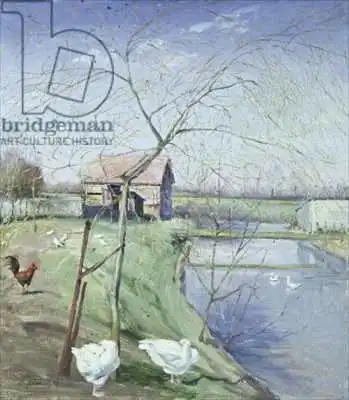 Easton, Timoth: Gänse und junge Weide