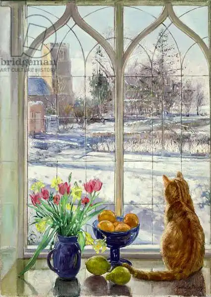 Easton, Timoth: Snow Shadows and Cat