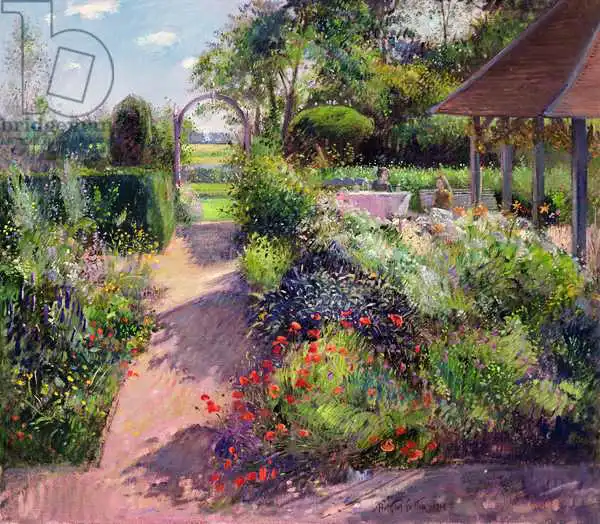 Easton, Timoth: Morning Break in the Garden