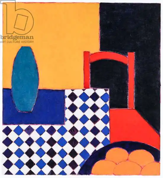 Donne, Eithne: Still life with Red Chair