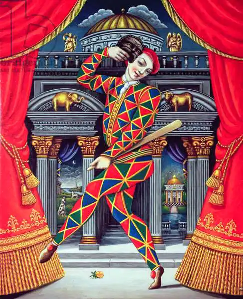 Broomfield, Frances: Harlequin at the Gates of Horn and Ivory