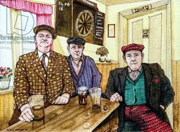 Lawson, Gillian: Three Men in a Pub