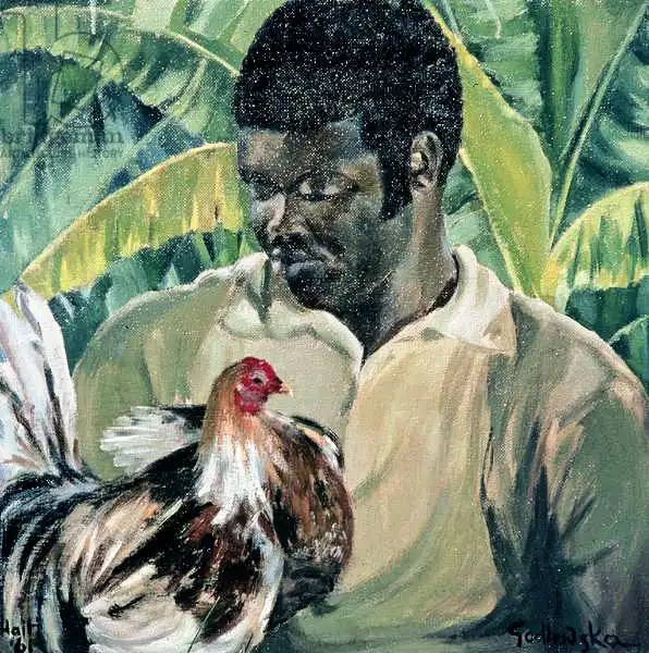 Godlewska de Aranda, Izabella: Abel with Fighting Cock