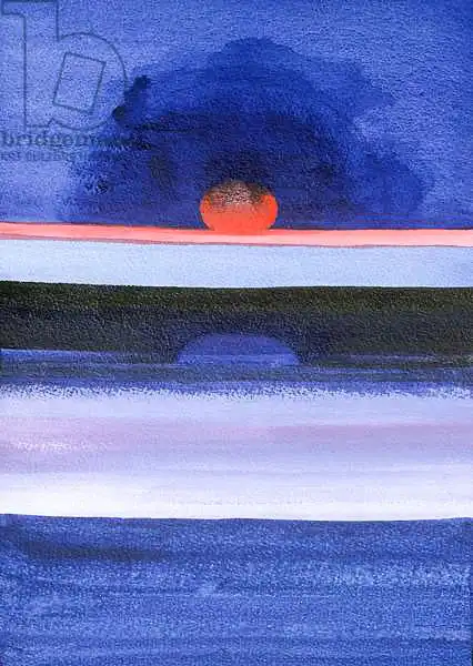 Godlewska de Aranda, Izabella: Seascape, Sunset, Helsinki