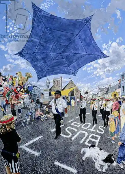 Parsons, Huw S.: Marching Band, Brecon Jazz Festival