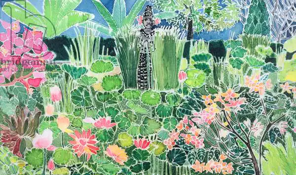 Simon, Hilar: Lotus Pond, Ubud, Bali