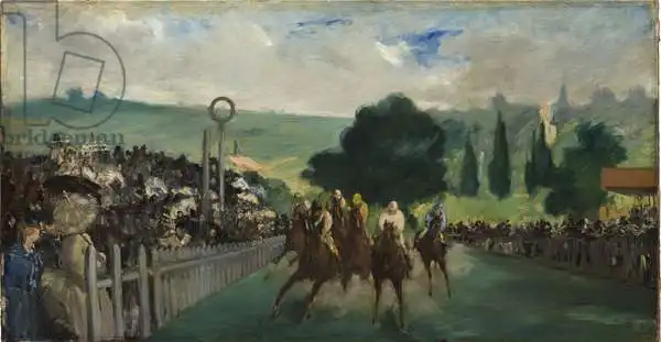 Manet, Edouard: Dostihy v Longchamp