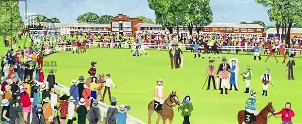 Joel, Jud: Ascot - the Paddock