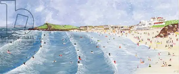 Joel, Jud: Surf en Porthmeor