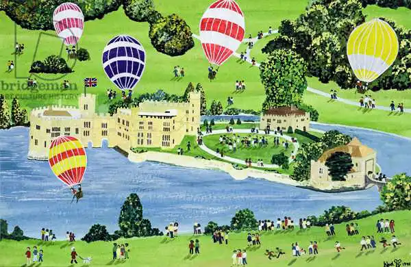 Joel, Jud: Ballooning at Leeds Castle