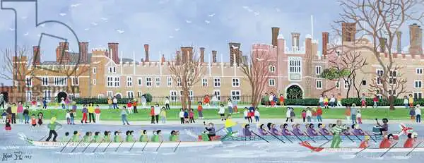 Joel, Jud: Dragon boat racing at Hampton Court