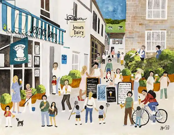 Joel, Jud: Jessies Dairy en Mousehole