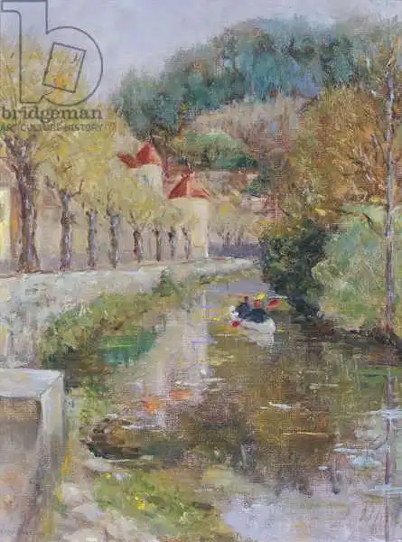 Armitage, Karen: Canal at Noyers, Burgundy