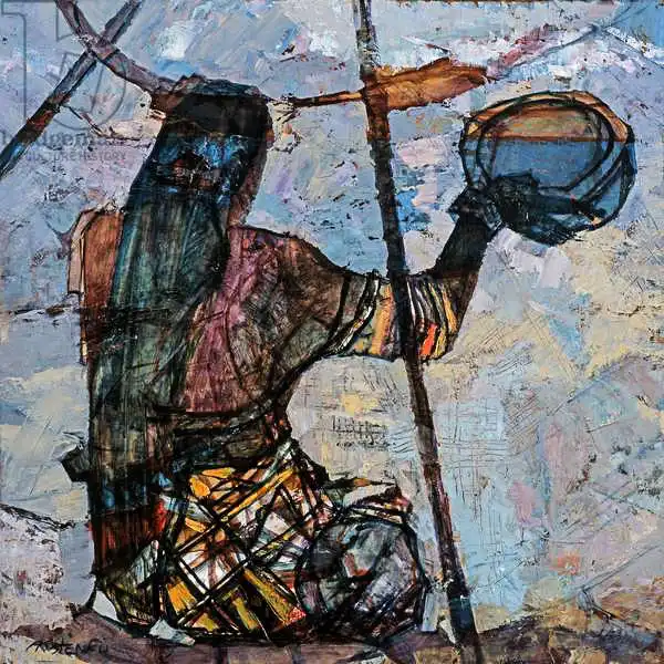 Kostenko, Anna: Fishing Woman