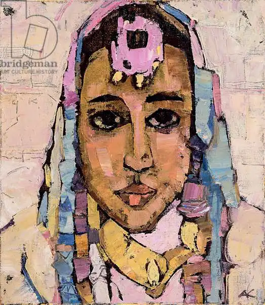 Kostenko, Anna: Portrait of a Woman in White