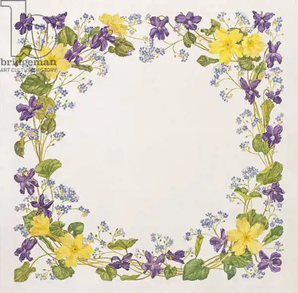 Benton, Linda: Primrose and Violet Square