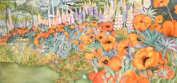 Delevoryas, Lillian: Poppy Border