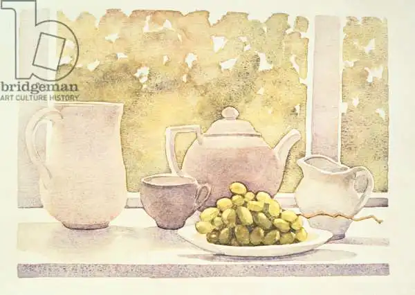 Delevoryas, Lillian: Still Life with Grapes