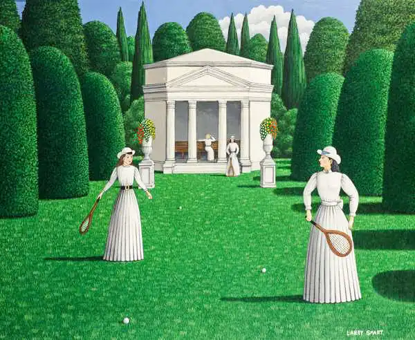 Smart, Larry: Edwardian Ladies Playing Tennis