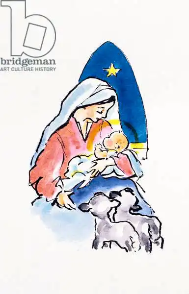 Matthes, Diane: Madonna con Bambino e agnelli