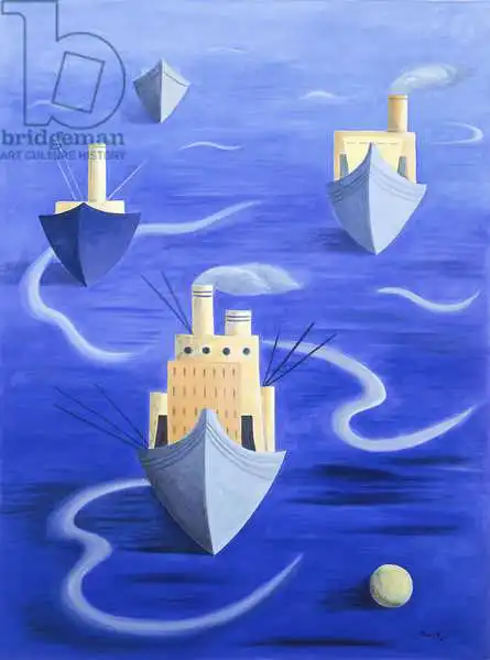 Hugo, Marie: Boats in Harbour