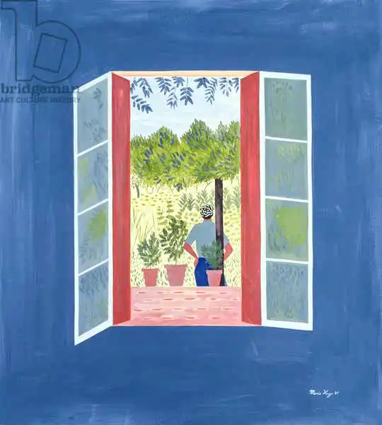 Hugo, Marie: Zaid Through the Window