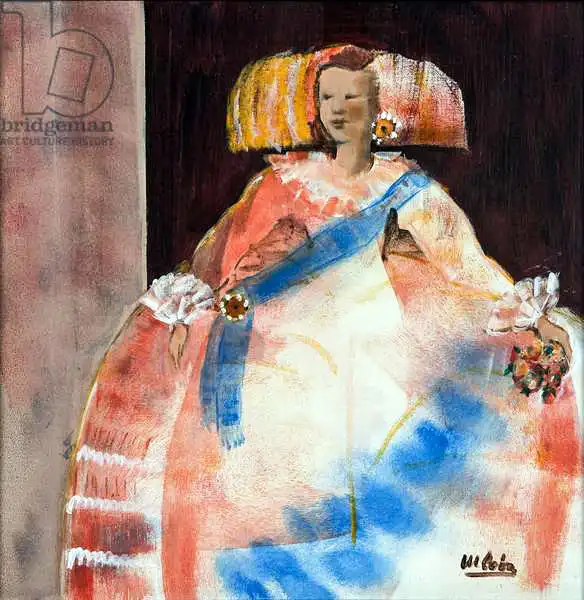 Leon, Marisa: Menina with Sash and Flower