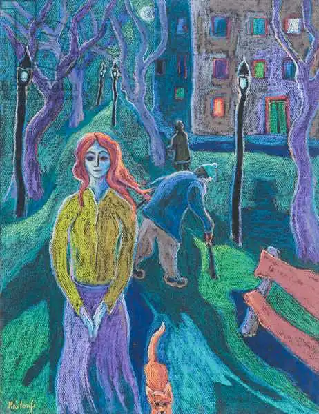 Martonfi-Benke, Mart: Paseo vespertino