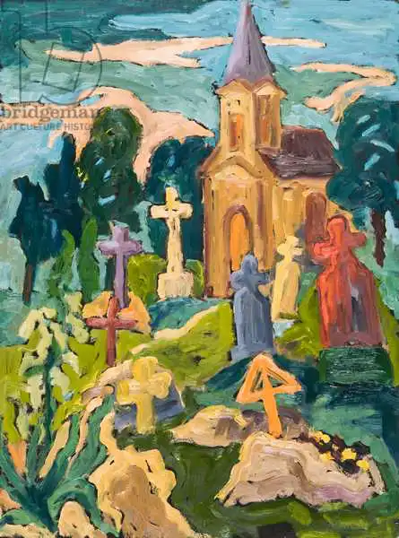 Martonfi-Benke, Mart: Cementerio y capilla