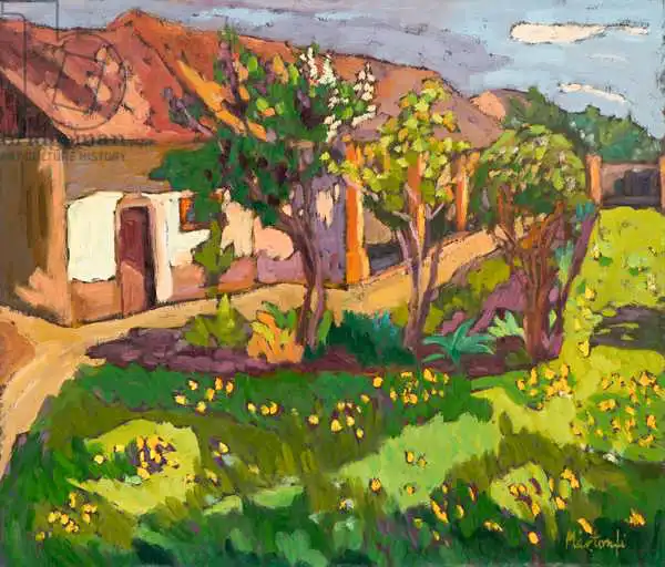 Martonfi-Benke, Mart: Garden in May