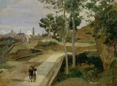 Corot, J. B. Camille: Silnice do Volterry