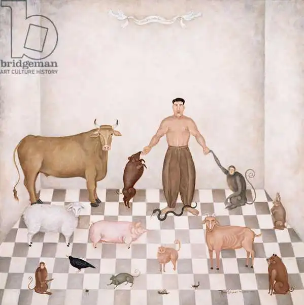 Stuart, Mary: Adam Naming the Animals